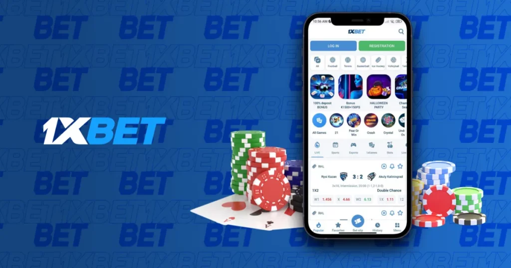 1xBet mobile application for online gaming in Malaysia